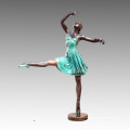 Большая статуя Артисты балета Бронзовая скульптура Tpls-013